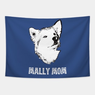 Mally Mom Alaskan Malamute Graphic Tapestry