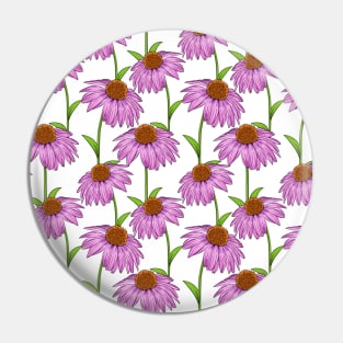 Cone Flowers Pin