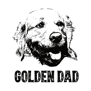 Golden Dad Golden Retriever T-Shirt