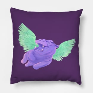 Phelddagrif - Flying Hippo Creature Pillow