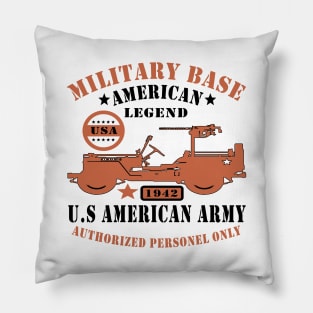 military base Pillow