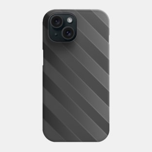 Grey stripes pattern Phone Case