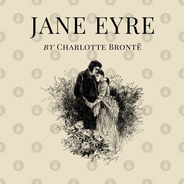 Jane Eyre Charlotte Bronte - Vintage Book Cover by codeclothes