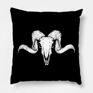 Ram Skull Pillow