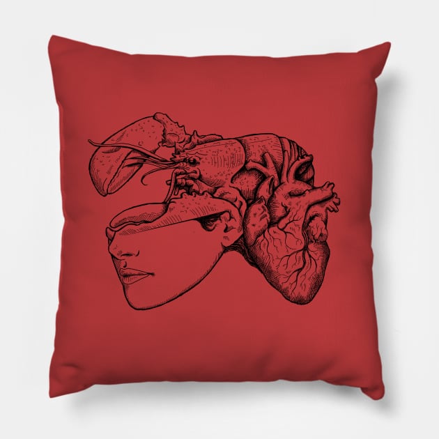 Lobster Love Pillow by Motski