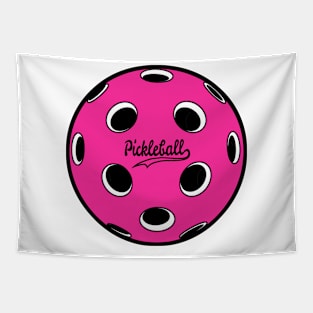 Everyday Pickleball Pink Ball Tapestry