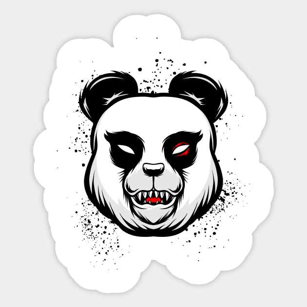 Angry panda - Panda - Sticker | TeePublic Angry panda - Panda - Sticker | TeePublic