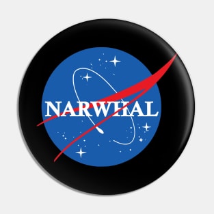 Nasa Narwhal Pin