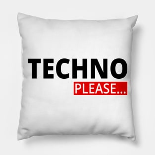 TECHNO PLEACE - Music EDM Pillow