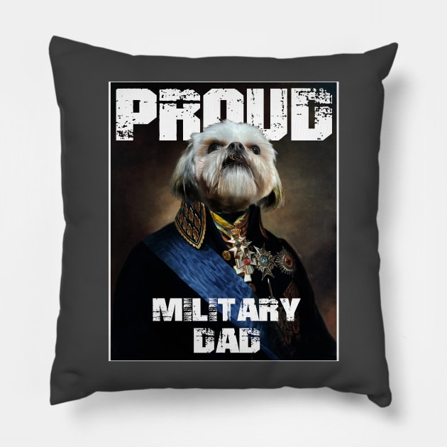 Military Doggo Pillow by Penguinthulu