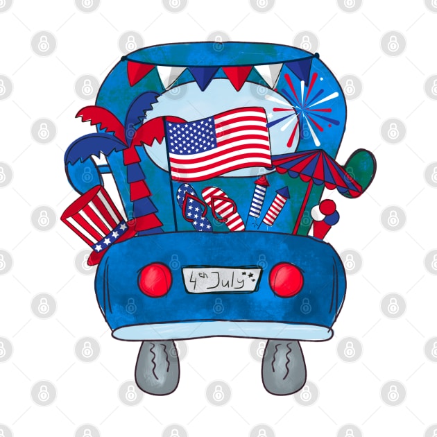 Patriotic Truck by Satic