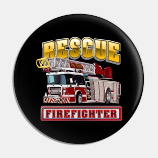 Cartoon Fire Truck Pin