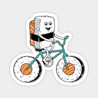 Sushi Bicycle Magnet