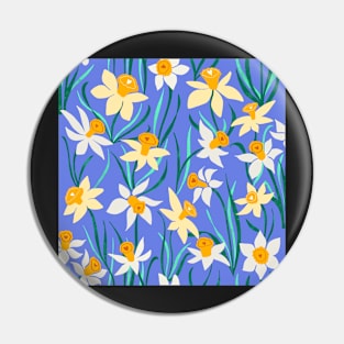 Daffodil meadow Pin