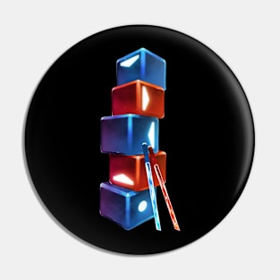 Beat Saber Cubes Pin