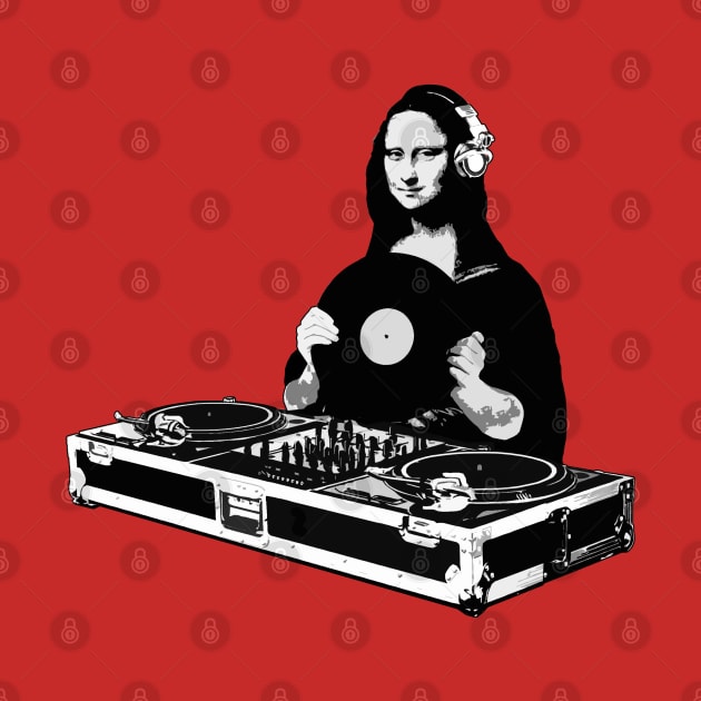 DJ Mona Lisa by robotface