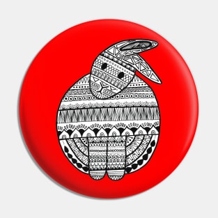 Head Tilt Bunny Pin