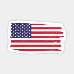 American Flag USA United States of America US 4th of July Magnet