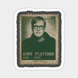 Engraved Vintage Style - Andy Fletcher Magnet