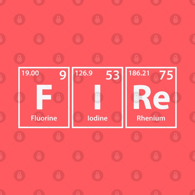 Fire (F-I-Re) Periodic Elements Spelling by cerebrands