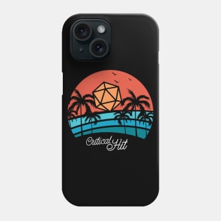 Summer Sunset Polyhedral D20 Dice Critical Hit Phone Case