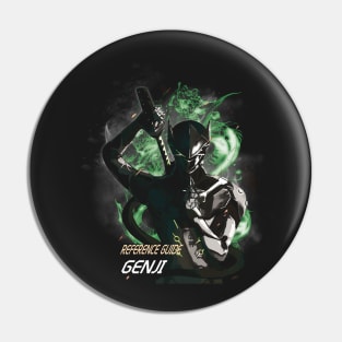 overwatch genji t shirt Pin