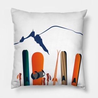 Chamonix Aiguille du Midi Pillow