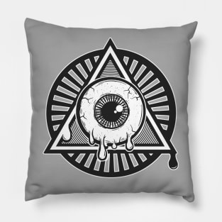 All-Seeing I ------ Illuminati Melty Eye Symbol Pillow