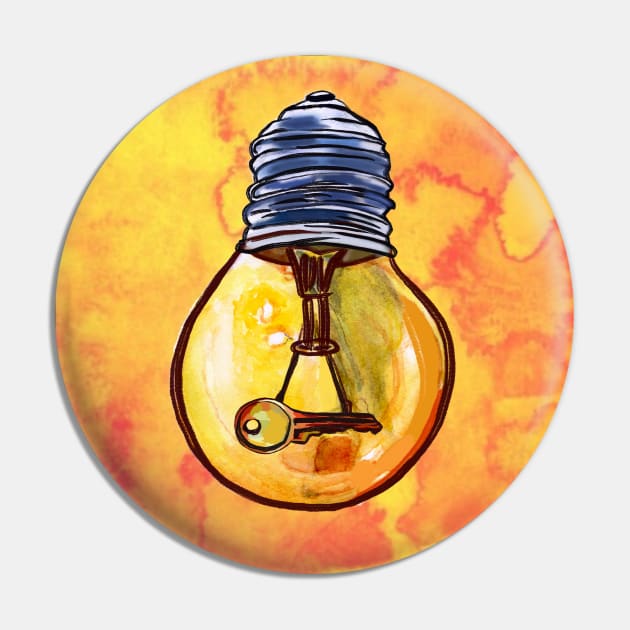 key in bulb - Good Idea! Pin by Art by Ergate