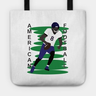 American football player in action Tote