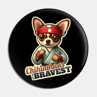 Karate Chihuahua Pin