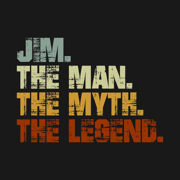 JIM The Man The Myth The Legend by designbym
