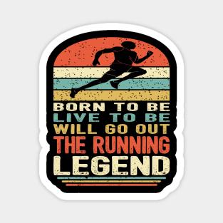 The Running Legend Magnet