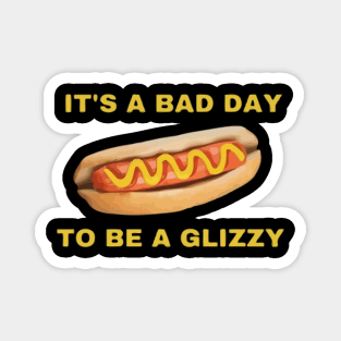 Glizzy Hot Dog Meme Design Magnet for Sale by lmzgraphics