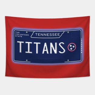 TN License Plate- TITANS Tapestry