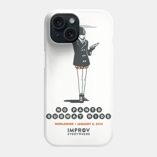 No pants subway Phone Case