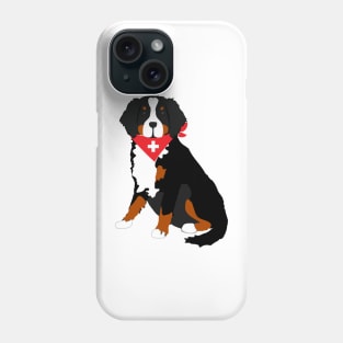 Bernese Mountain Dog Swiss Cross Phone Case