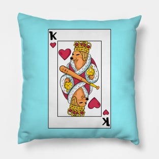 cheems poker card Pillow