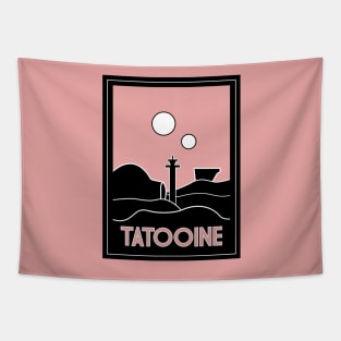 Tatooine Art Deco Tapestry