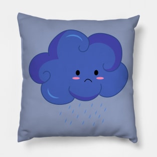 Sad Raincloud Pillow