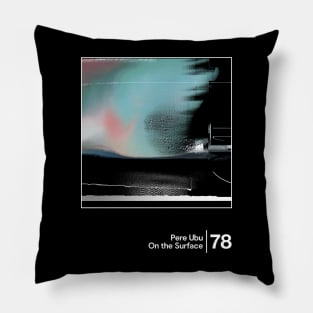 Pere Ubu / Minimalist Graphic Design Fan Artwork Pillow