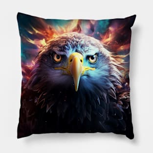 Eagle Animal Bird Majestic Wilderness Surrealist Pillow