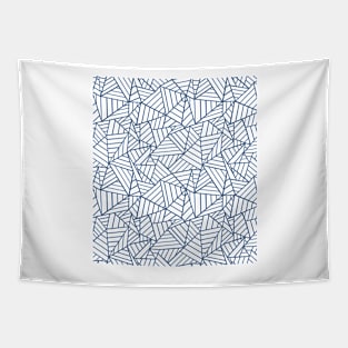 Abstract Lines New Navy Blue 2 Tapestry