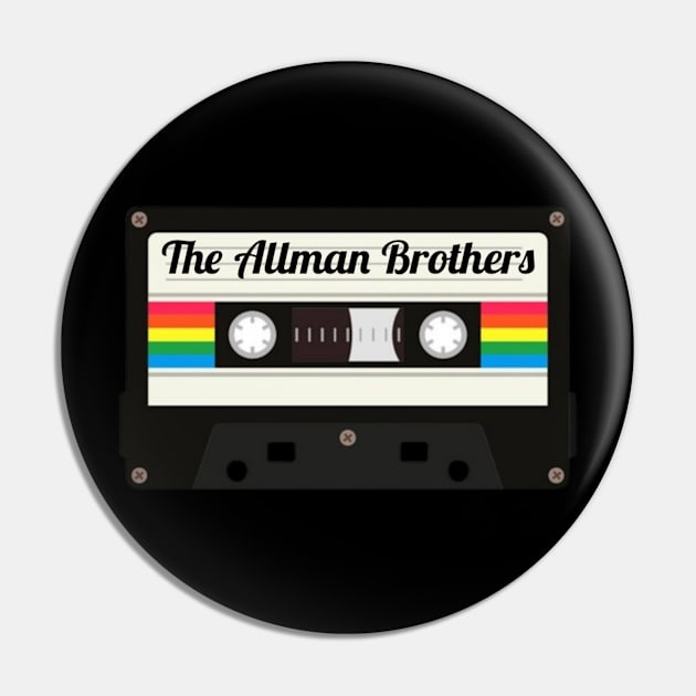 The Allman Brothers / Cassette Tape Style Pin by GengluStore