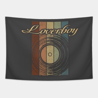 Loverboy Vynil Silhouette Tapestry