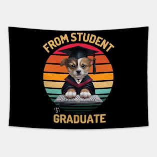 From Student to Graduate - Celebratory Graduation Tee Tapestry