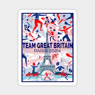 Team Great Britain - Paris 2024 Magnet