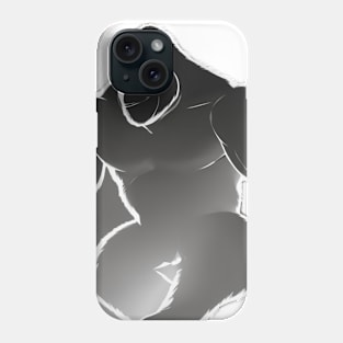 Gorilla Shadow Silhouette Anime Style Collection No. 232 Phone Case