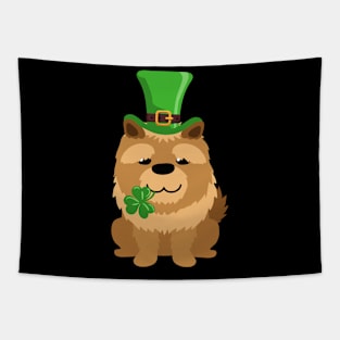 Chow-Chow St. Patrick's Day T-Shirt Dog Lovers Owners Gift Tapestry