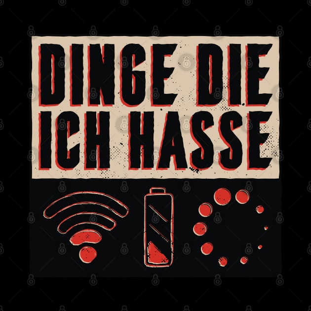 Gamer Things I Hate - lustig Dinge die Ich Hasse Geschenk by barranshirts